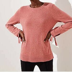 Loft Wool Blend Wrist Tie Sweater